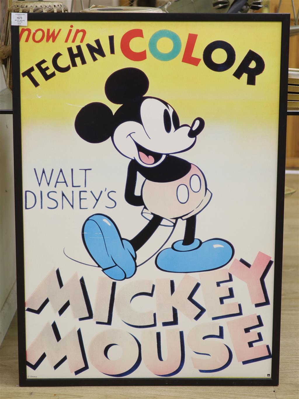 A Mickey Mouse poster